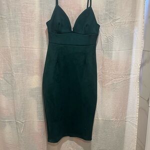 Fun party Green Sleeveless Dress